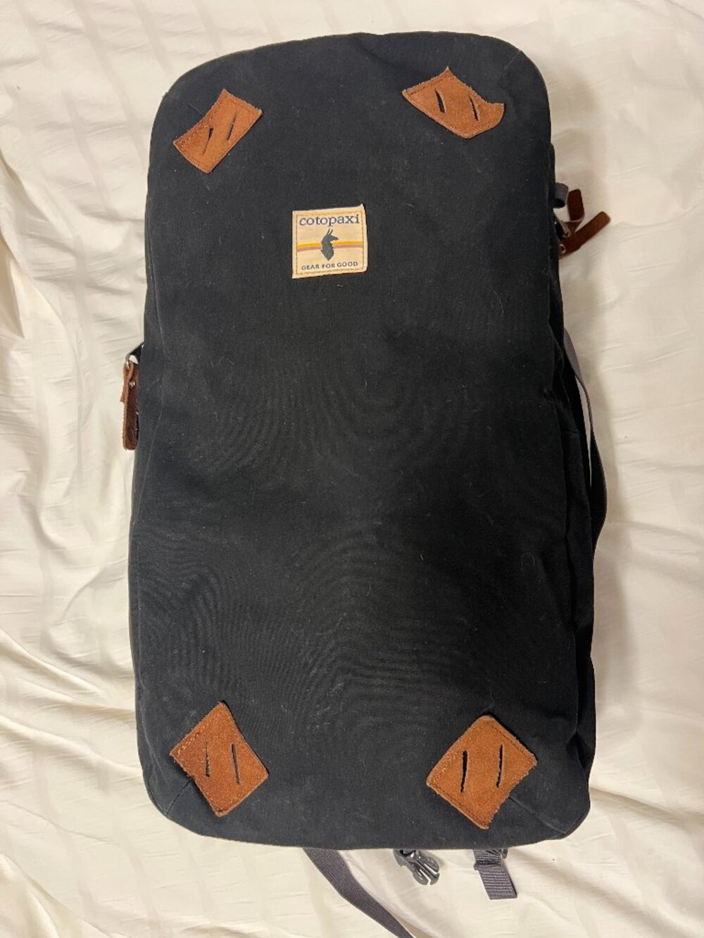 Cotopaxi Naza 24L travel pack clamshell canvas hiking vintage